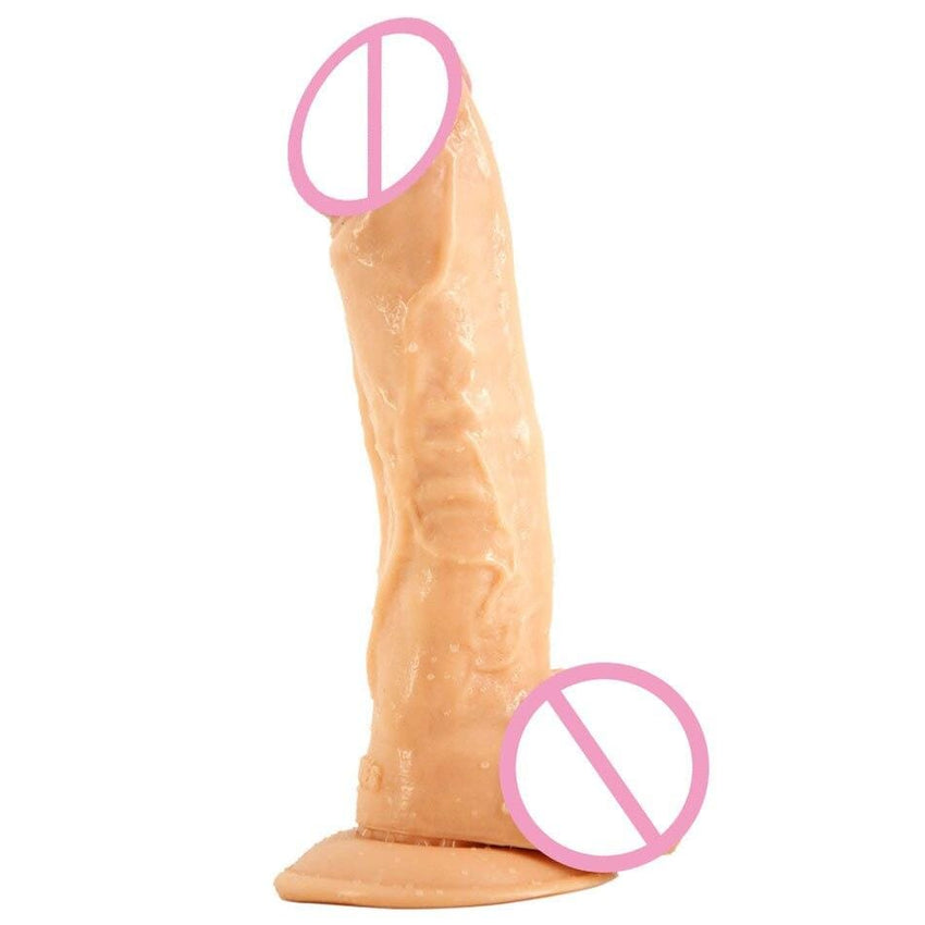 Phallic Stimulation 9 Inch Realistic Dildo With Suction Cup