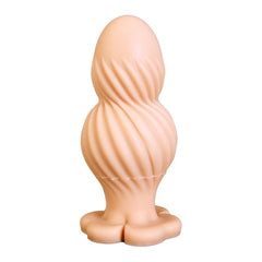 Twirling Silicone Anal Dildo