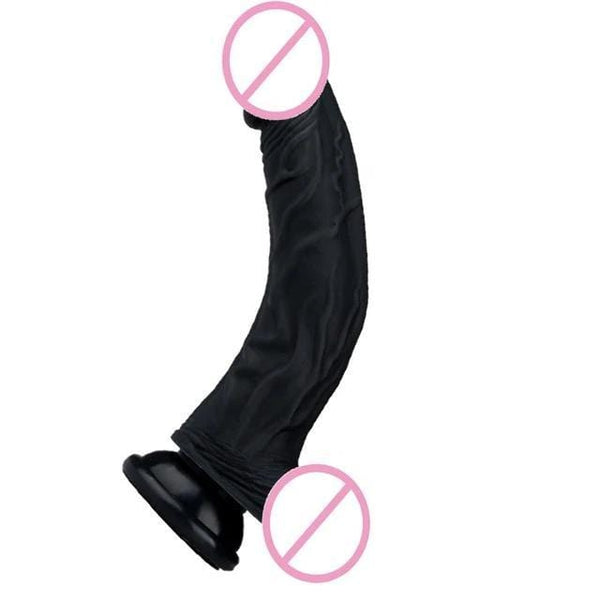 Sisandsis Dress 8 Inch Black Suction Cup Dildo