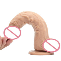 Sisandsis Dress Pussy Massager 9 Inch Realistic Dildo