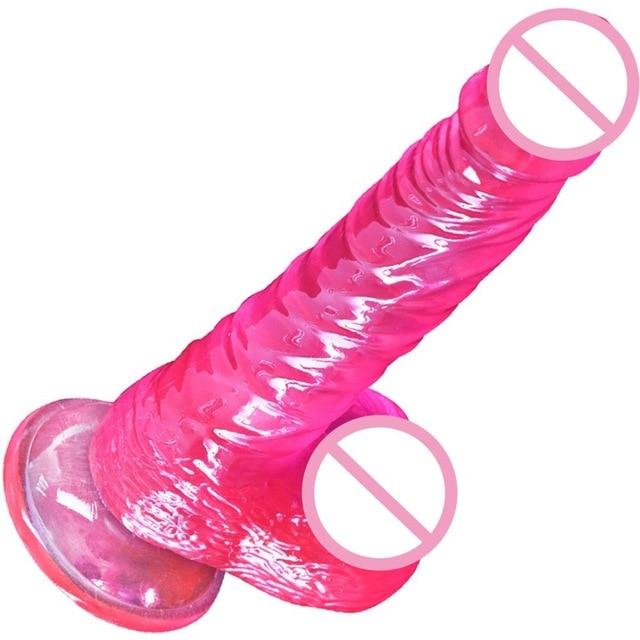 Sexy Jelly 8 Inch Dildo With Suction Cup