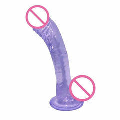 Dual-Layered 7 Inch Silicone Suction Cup Dildo