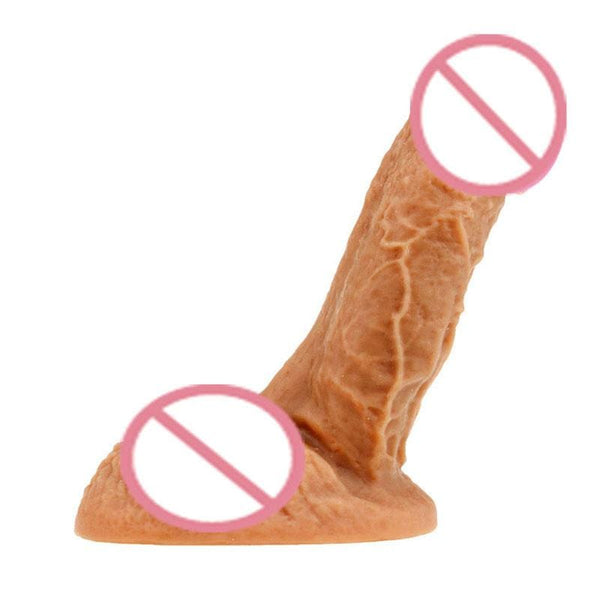 Lifelike Feel Silicone Suction Cup Dildo