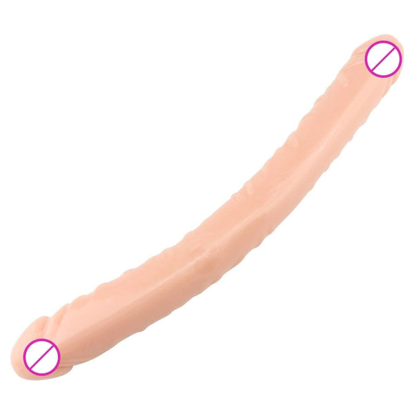 Flexible Double Headed 12 Inch Soft Dildo