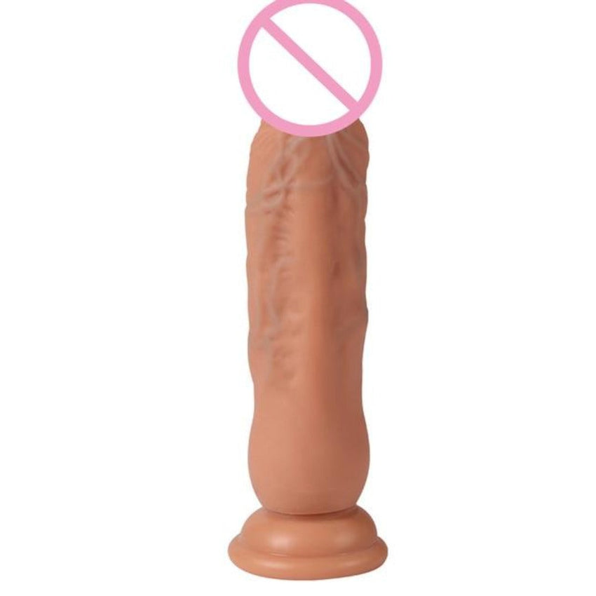 Bendable Waterproof 6 Inch Soft Dildo With Suction Cup