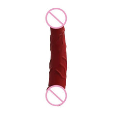 Sexy Red Double Headed 9 Inch Soft Dildo