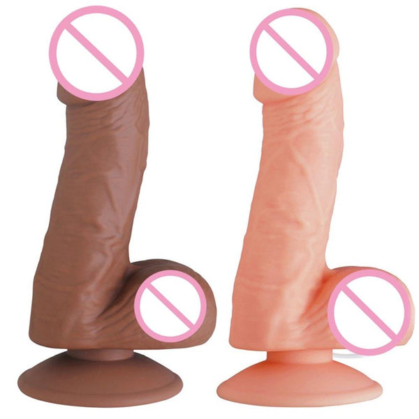 Sisandsis Dress Realistic Silicone Dildo