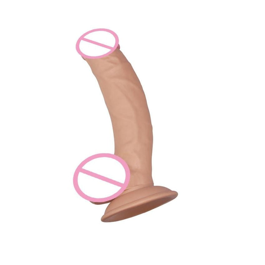 Thick Vag Massager 8 Inch Textured Dildo