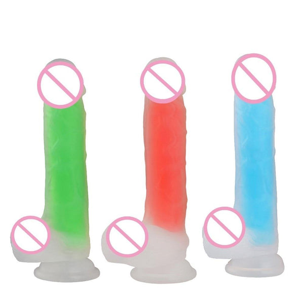 Luminous Jelly 8 Inch Sisandsis Dress Dildos