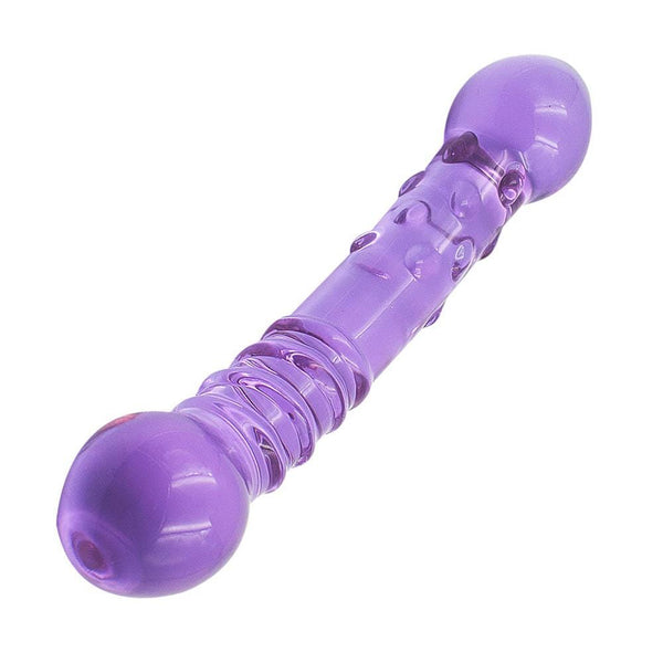 Purple Crystal  Double Ended Dildo