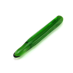 Prismatic Loofah Crystal Green Dildo