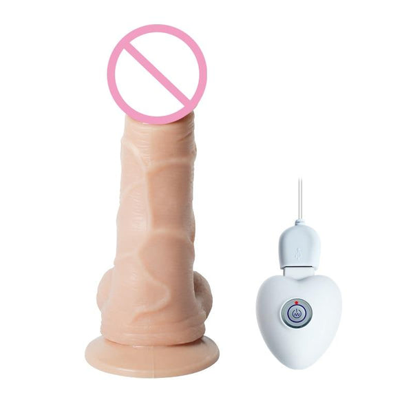 Remote Controlled 5 Inch Rotating Dildo