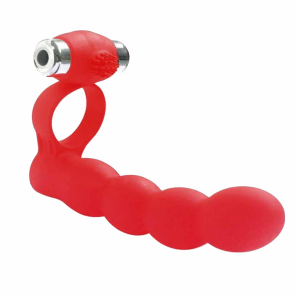 Double Penetration Vibrating Butt Plug