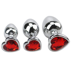 Jeweled Princess Plug 3pc Set