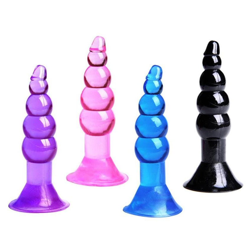 Jelly Silicone Anal Bead Plug