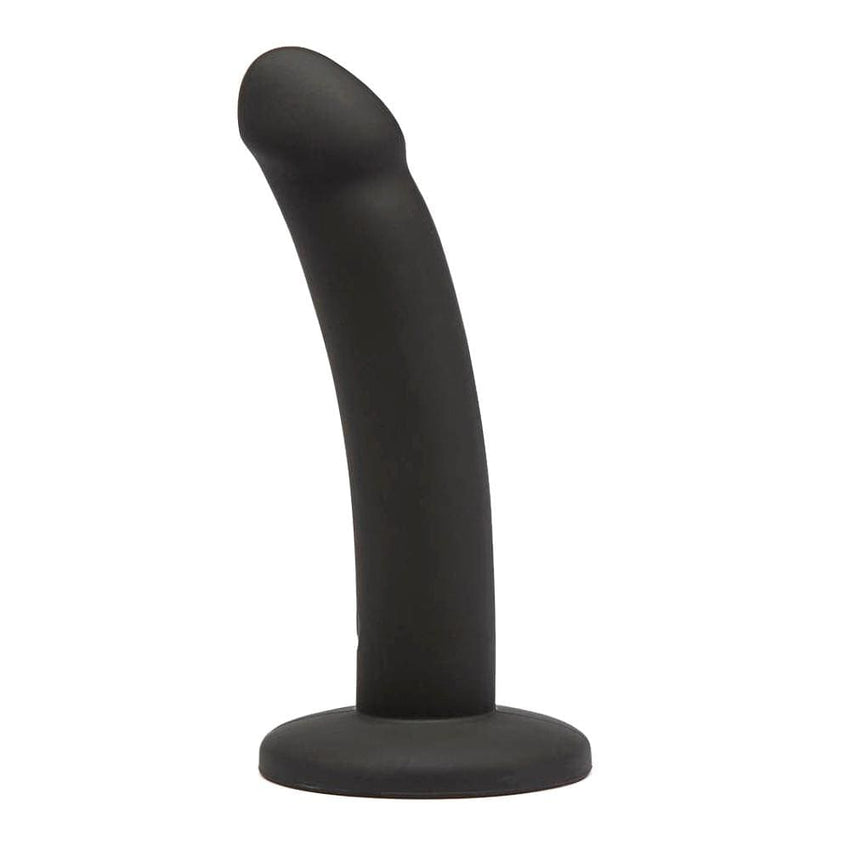 Smooth 6 Inch Black Dildo With Suction Cup