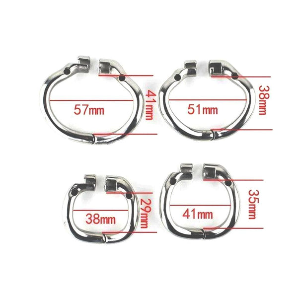 Accessory Ring for Twin Security Male Chastity Device