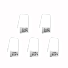 Disposable Numbered Chastity Locks 5 Piece Set