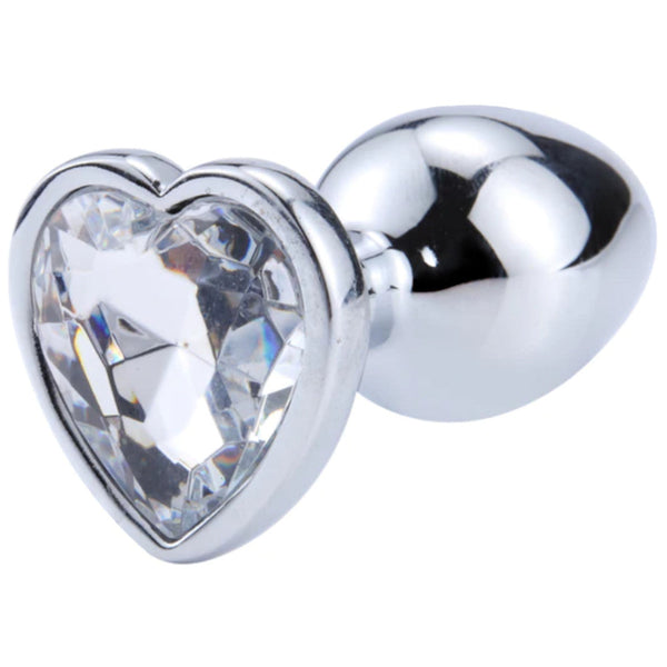 Steel Princess Heart Anal Plug